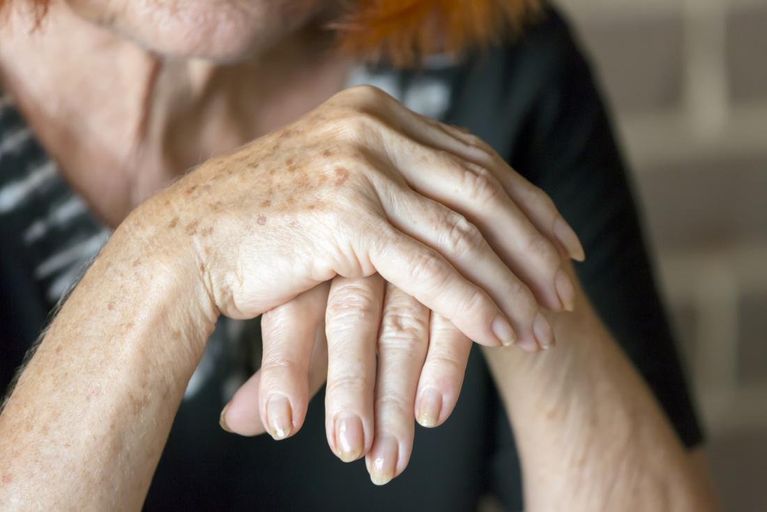 old woman's hands