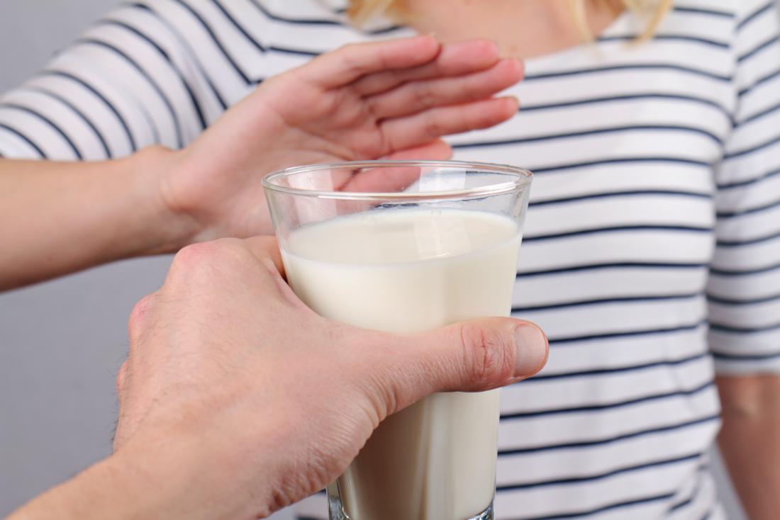 Saying no to milk due to lactose intolerance