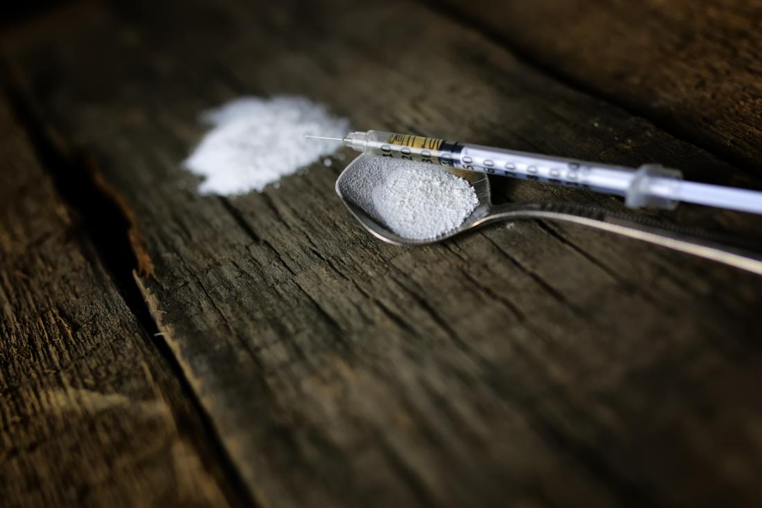 cocaine spoon and syringe
