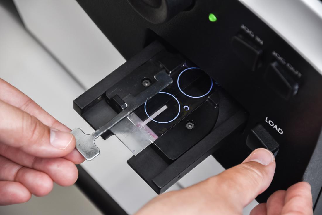 IVOS (Integrated Visual Optical Systemis) Semen Analyzer to perform a sperm analysis test