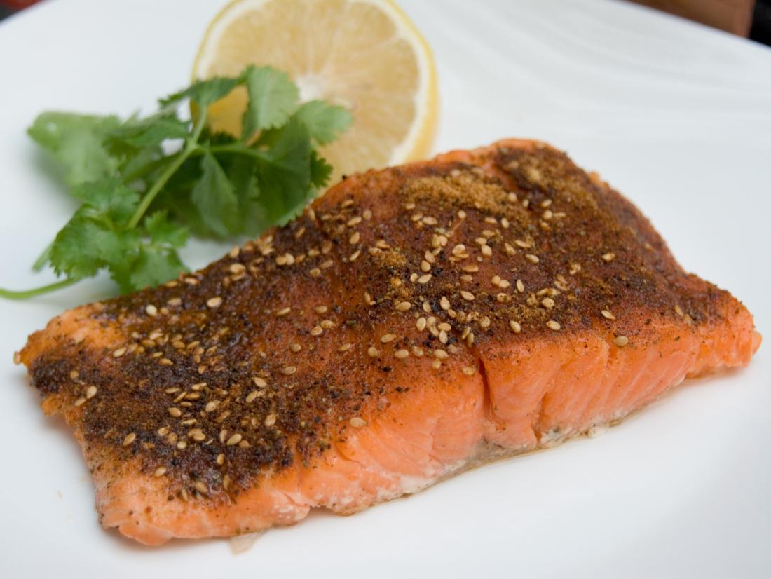 Indian-spiced salmon