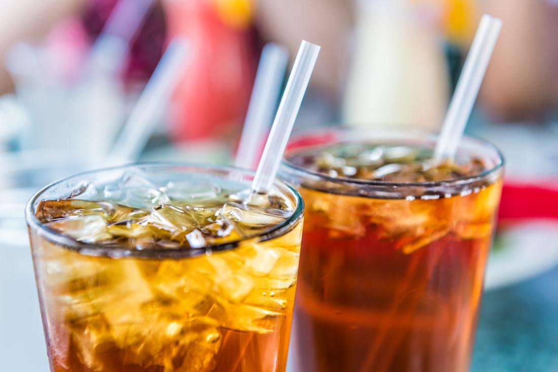 Drinking soda or other sugary drinks may increase a person's risk of developing diabetes.