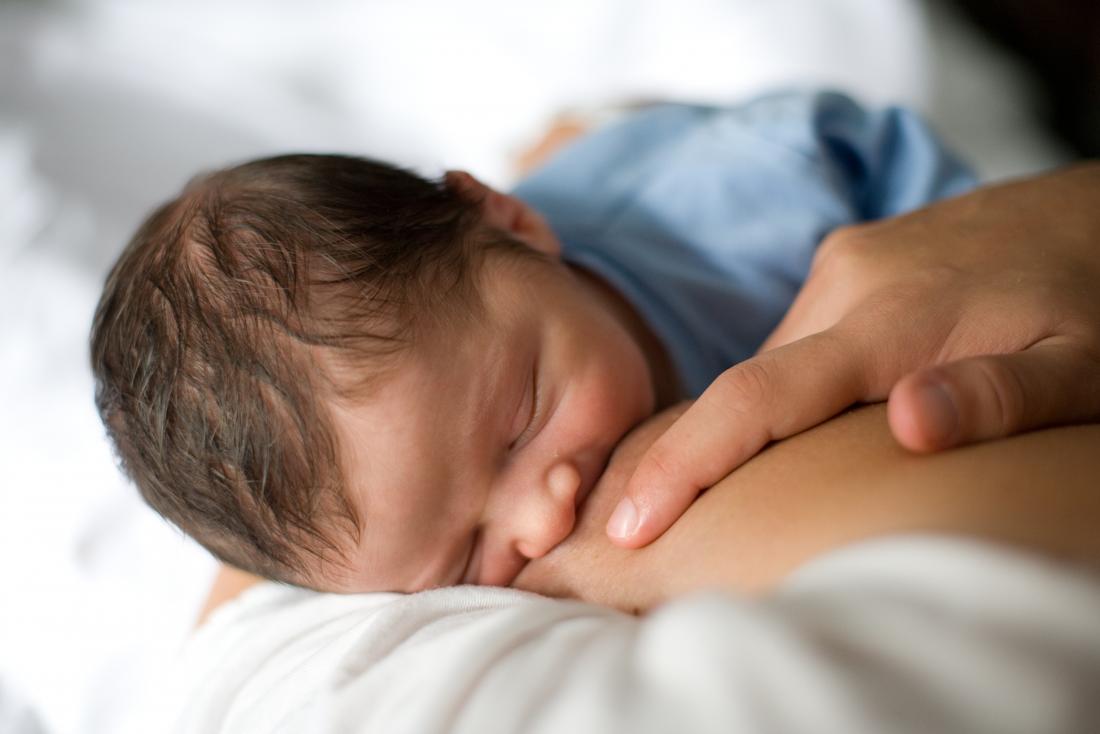 Breastfeeding can help keep a baby hydrated,