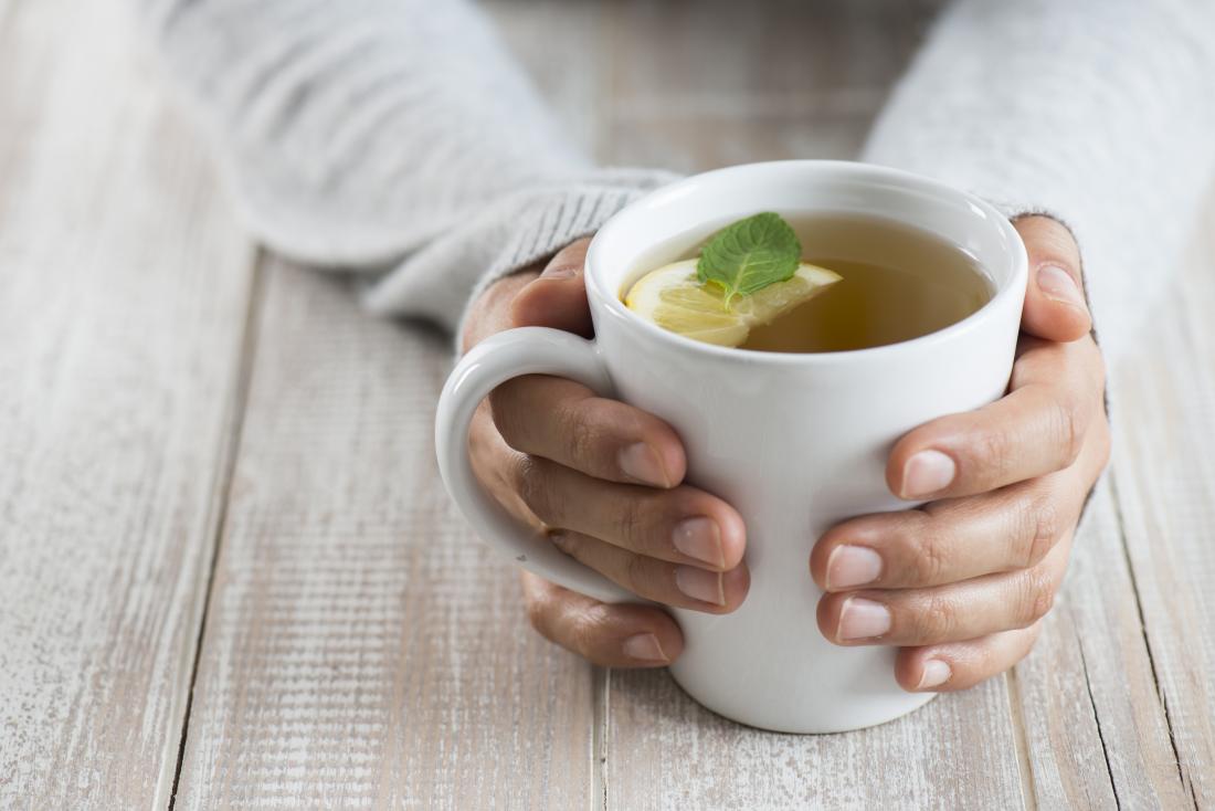 A person can benefit from replacing sugary drinks with herbal teas.