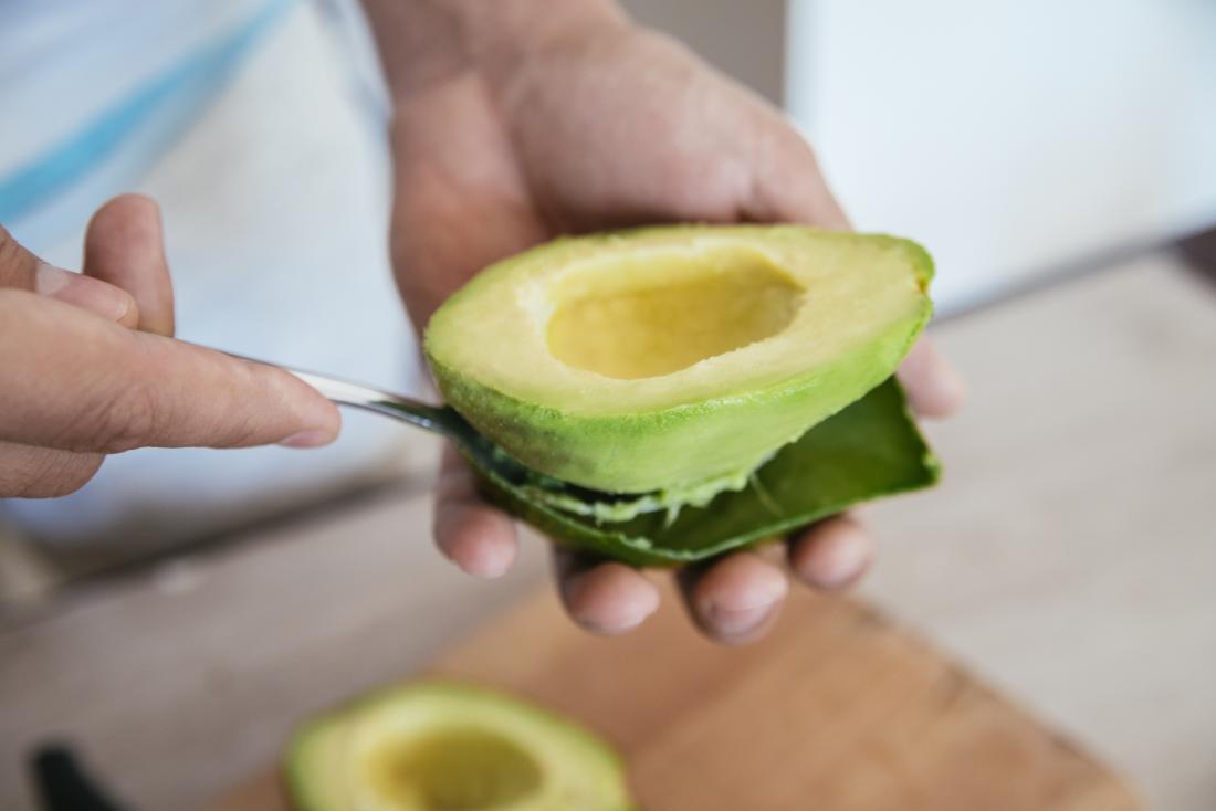 Replace saturated fats with healthful fats, such as avocado.