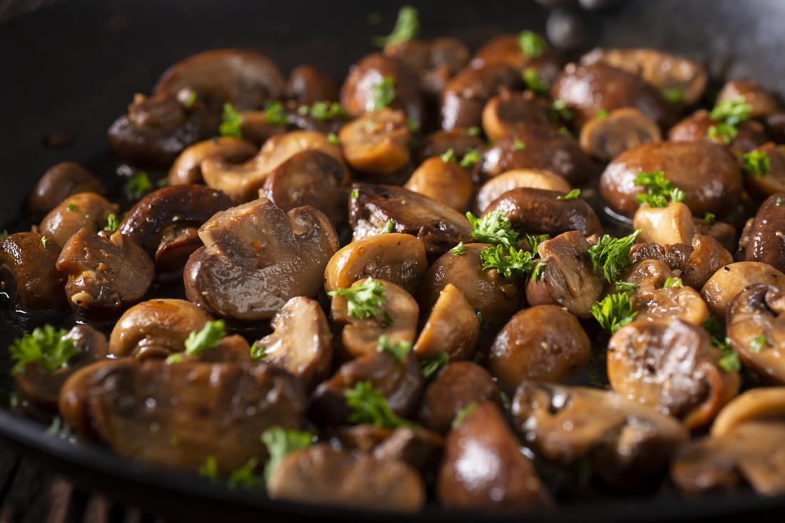 Mushrooms are a vegan source of vitamin D.