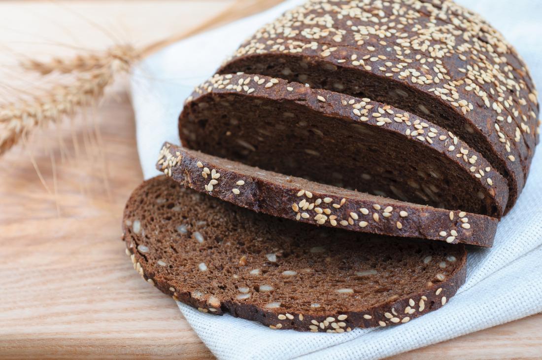 Rye wholegrain pumpernickel bread