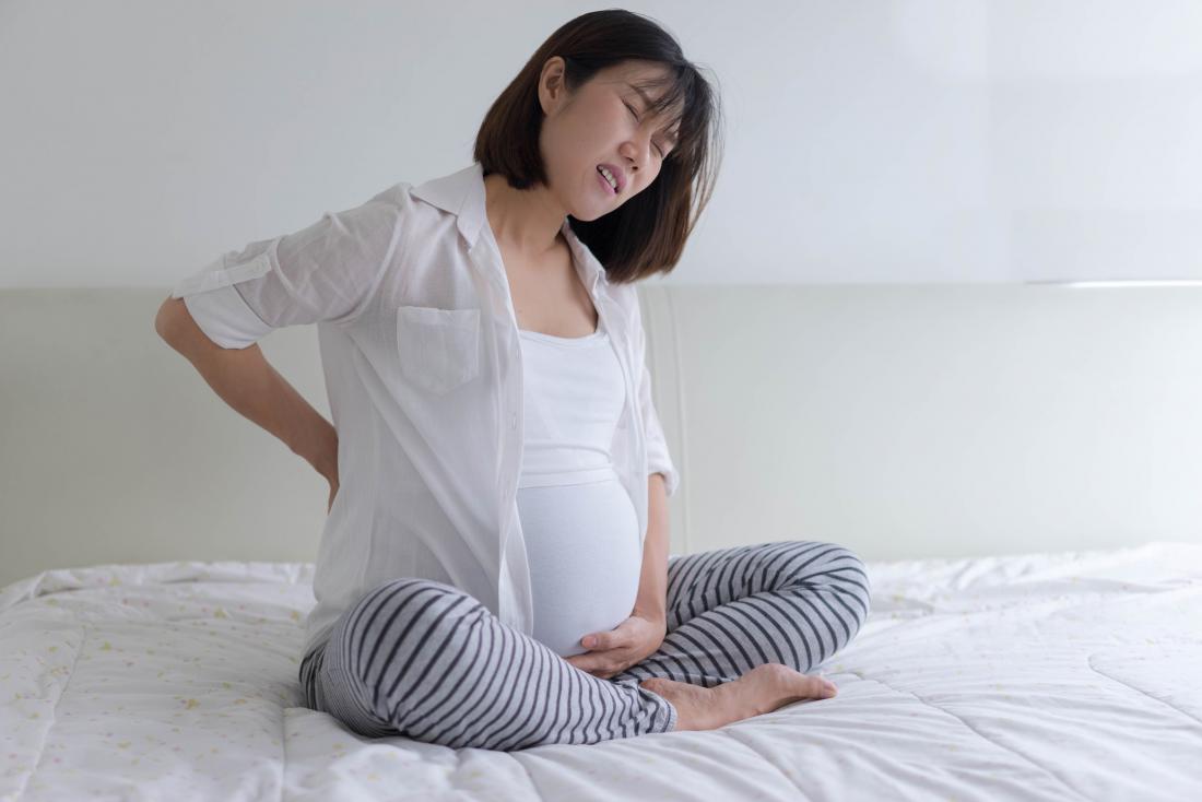 Back pain is a common issue during pregnancy.