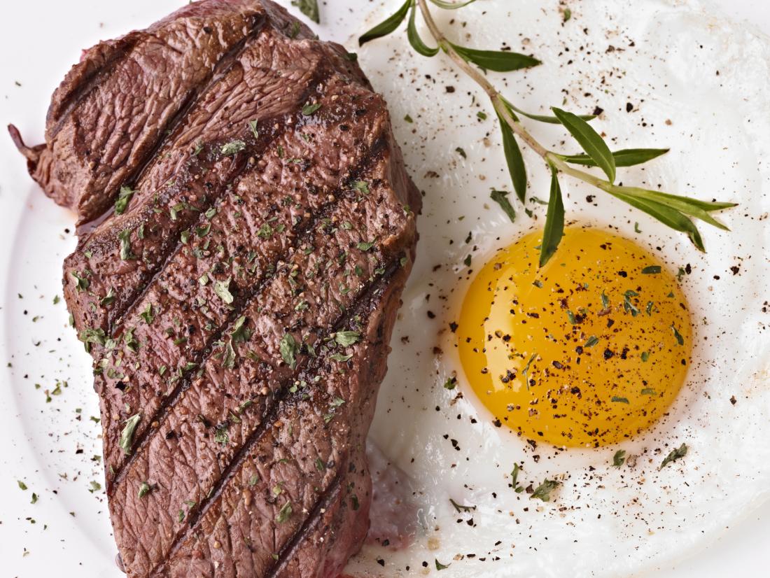 Steak and egg