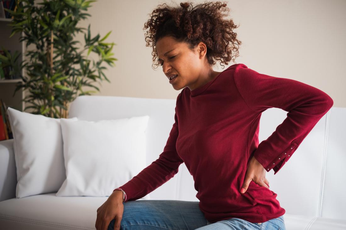 woman with lower back pain