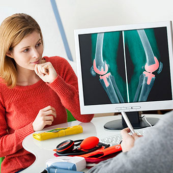Total knee replacement surgery is often recommended to those with osteoarthritis.