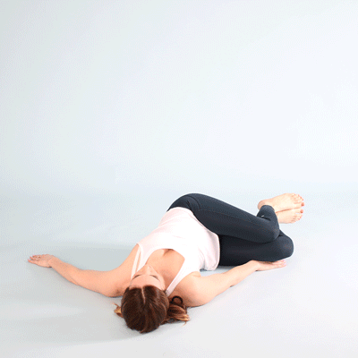 a gif of a trunk rotation stretch