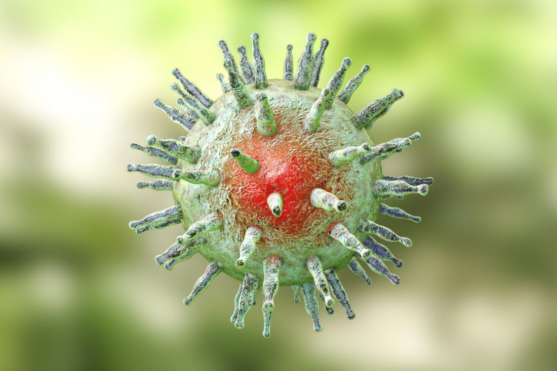 illustration of epstein barr virus