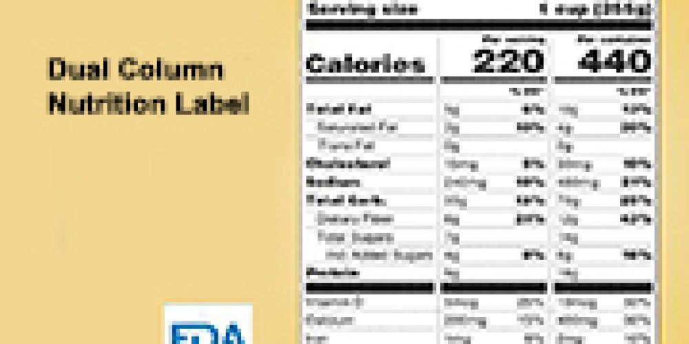 Calories Per Serving or the Whole Package? Many Food Labels Now Tell Both