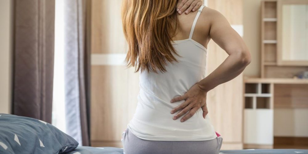 What can cause a tingling sensation on the back?