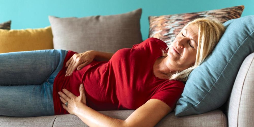 What can cause cramps after menopause?